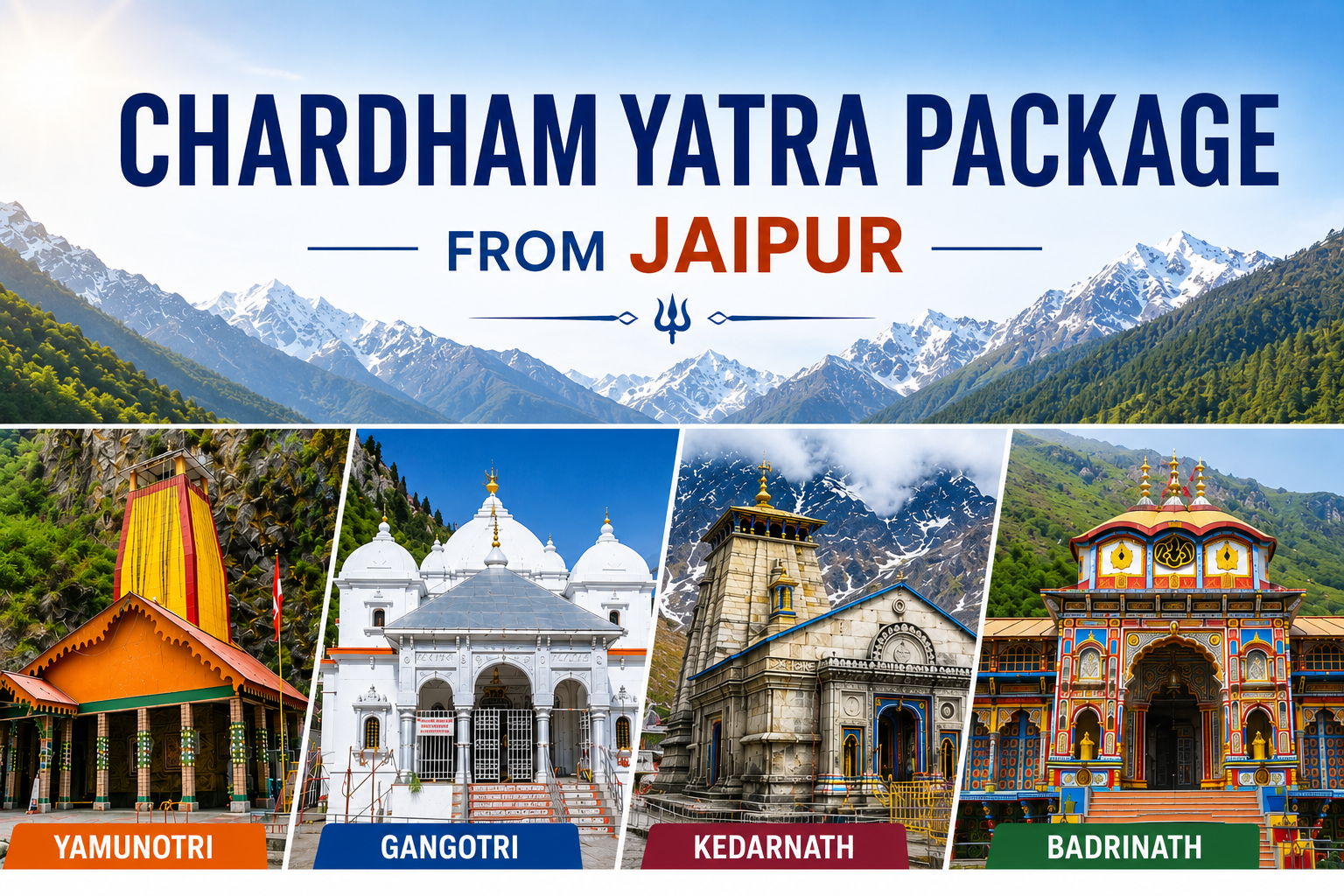 Char Dham Yatra Package From Jaipur